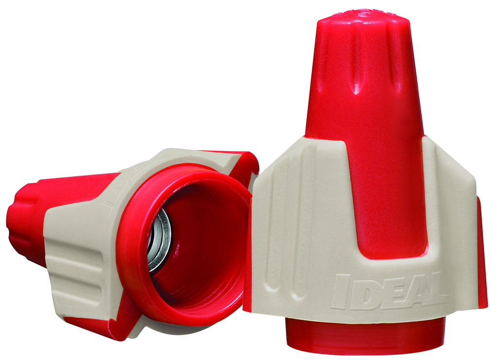 IDEAL ELECTRICAL 30-644J Twister® PRO 344 Wire Connector, Red/Tan (Box of 500)
