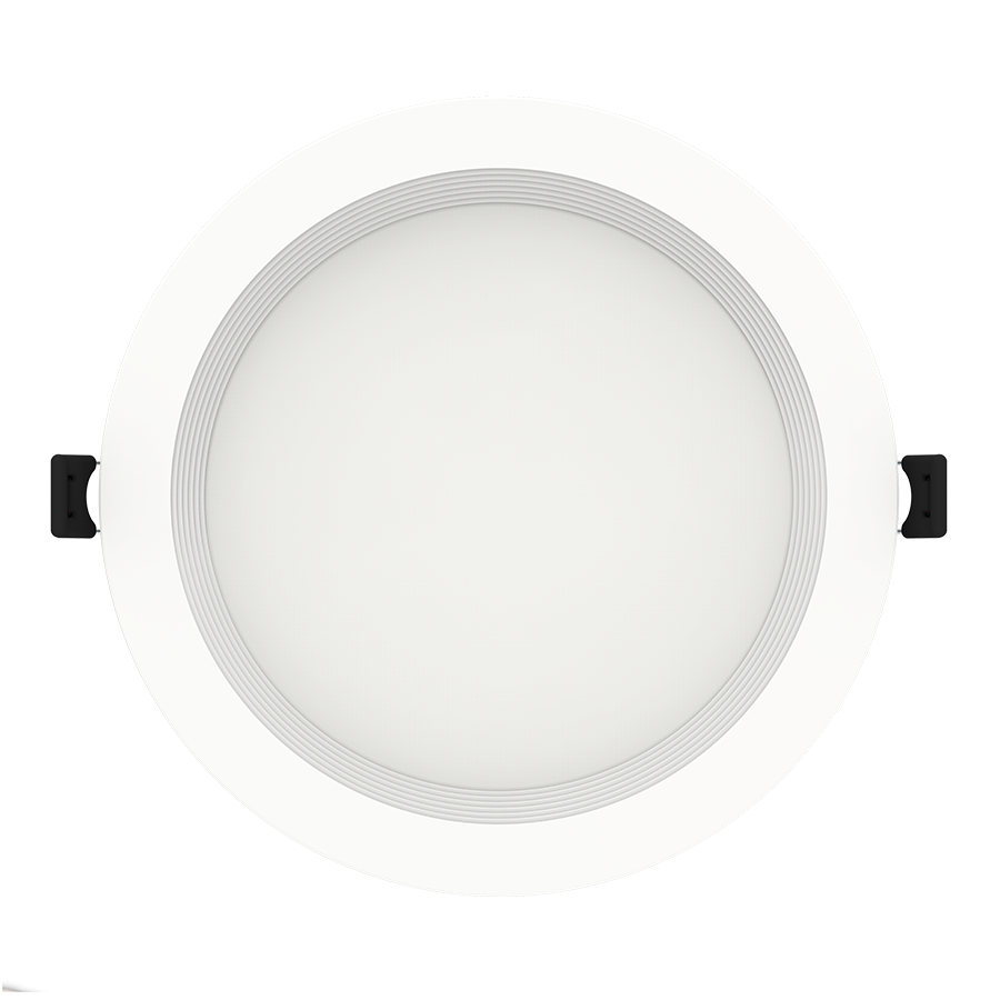RAB WFRL6R139FA120WB 6" 13W LED Edge-Lit Wafer Downlight - Baffle Trim - CCT Selectable - 120V