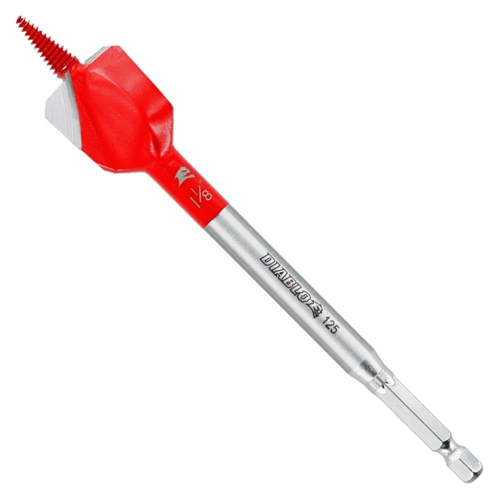 DIABLO TOOLS DSPD4060 1-1/8" x 6" Demo Demon™ Spade Bit for Nail-Embedded Wood