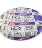 SOUTHWIRE (28827455) 14-2 White Romex® SIMpull Type NM-B Cable, w/ Ground (250' Coil)