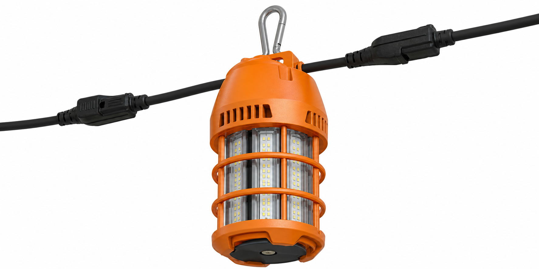 RAB LIGHTING TEMP17-100 100W Temporary LED Work Light 12000Lm 5000K 120-277V US Cord And Plug Linkable Up to 600W Maximum