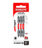 DIABLO TOOLS DDEPHV25-S3 2-1/2" Double-Ended Phillips Drive Bit Set (3-pc)