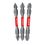 DIABLO TOOLS DDEPHV25-S3 2-1/2" Double-Ended Phillips Drive Bit Set (3-pc)