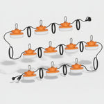 RAB STRING34-100 LED TEMP STRING LIGHT 100FT W/2-PRONG PLUG 130W16000Lm 50K 120V