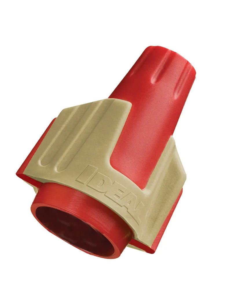 IDEAL ELECTRICAL 30-644J Twister® PRO 344 Wire Connector, Red/Tan (Box of 500)