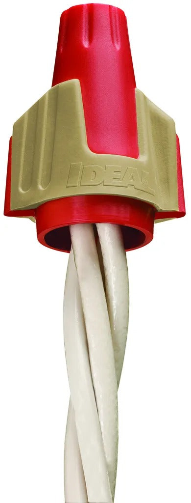 IDEAL ELECTRICAL 30-644J Twister® PRO 344 Wire Connector, Red/Tan (Box of 500)