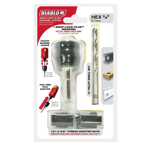 DIABLO TOOLS DHS4BITII 4" Hole Saw Pilot Bit