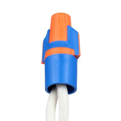 Ideal 30-643J Twister® ProFLEX™ Mini Wire Connector, Orange/Blue (Jar of 500)