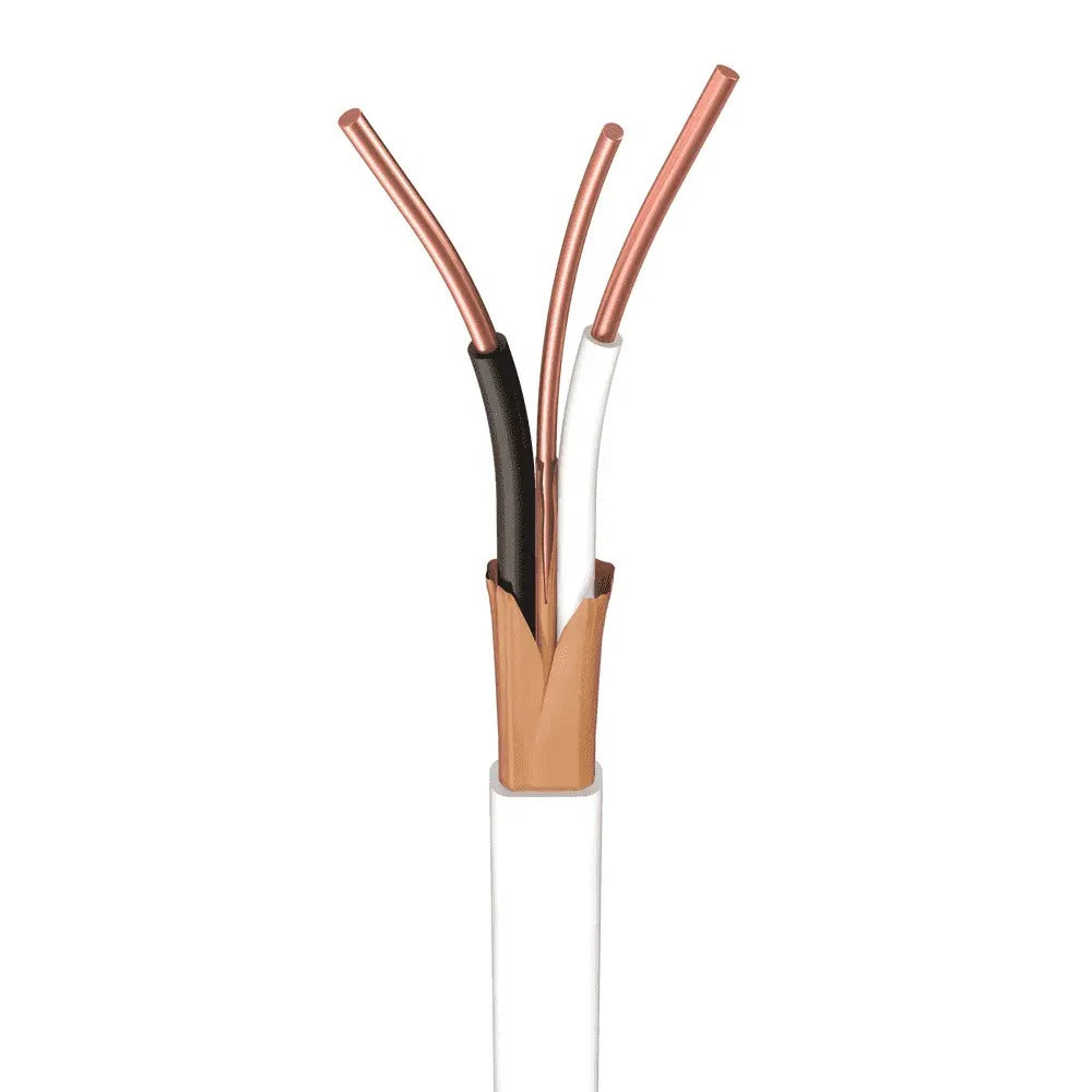 SOUTHWIRE (28827455) 14-2 White Romex® SIMpull Type NM-B Cable, w/ Ground (250' Coil)